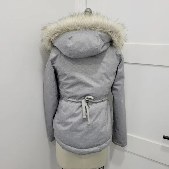 Hollister Ultimate Down Collection Grey Jacket Size XS - Picture 5 of 16